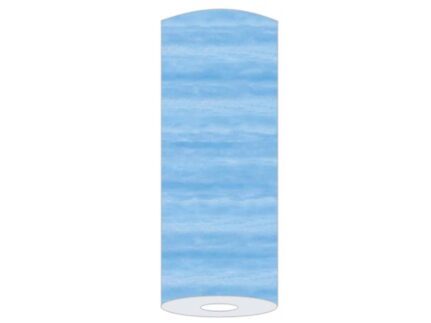 Tischläufer Airlaid, 40 cm x 24 lfm, Aquarell  "blau"