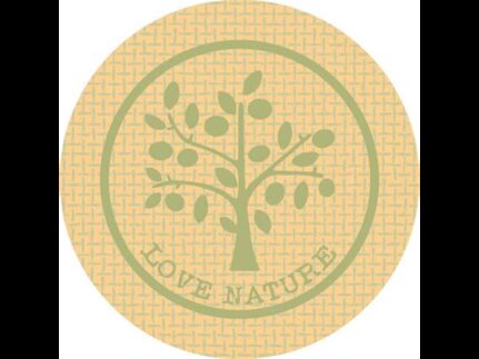 Caps Mattkarton, 80mm, Love Nature Jute (grün)