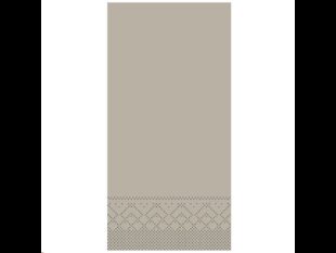 Servietten Tissue 3-lagig, 40 x 40 cm 1/8 Falz, beige-grey, unbedruckt