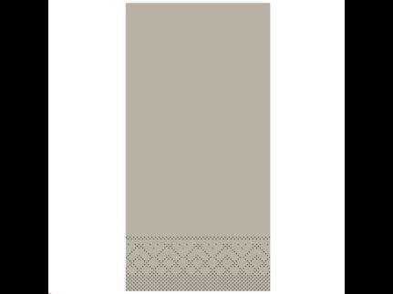 Servietten Tissue 3-lagig, 33 x 33 cm 1/8 Falz, beige-grey, unbedruckt