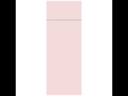 Bestecktasche Softpoint, 40 x 33 cm, 1/8 Falz, einfarbig, altrosa